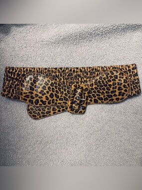 Leopard Print Belt